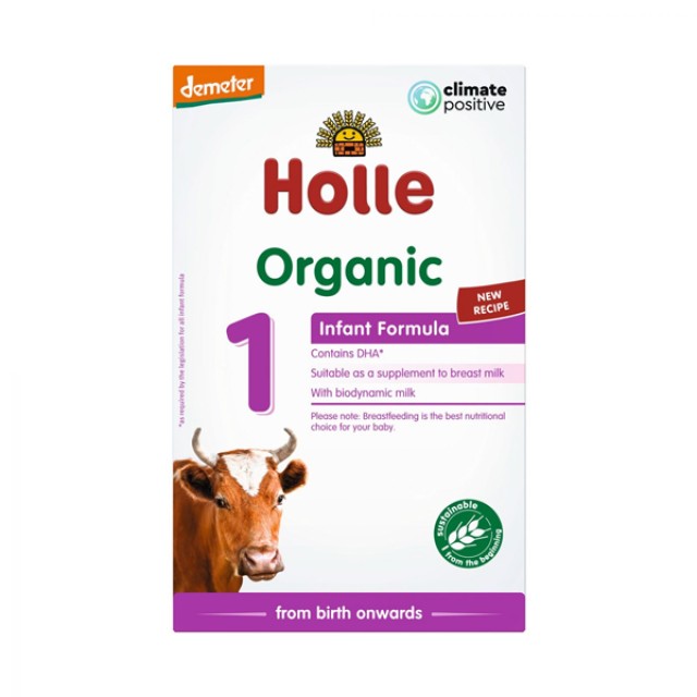 Holle Organic Αγελαδινό Γάλα Για Βρέφη Νο1 0-6 Μηνών 400gr Holle Organic Αγελαδινό Γάλα Για Βρέφη Νο1 0-6 Μηνών 400gr