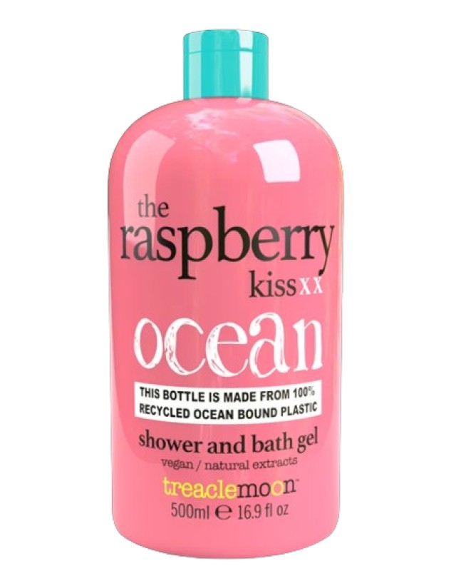 TreacleMoon The Raspberry Kiss Shower & Bath Gel Αναζωογονητικό & Ενυδατικό Αφρόλουτρο Σώματος με Άρωμα Βατόμουρο 500ml