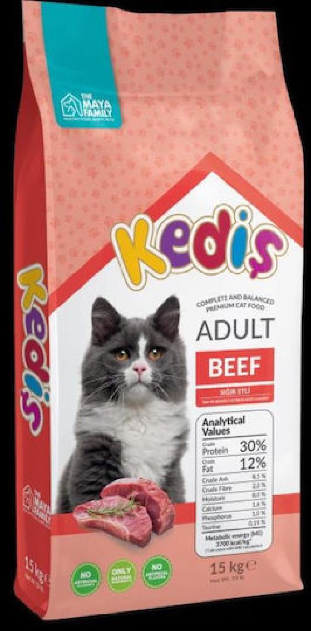 Maya Family Kedis Adult Beef Ξηρά Τροφή για Ενήλικες Γάτες με Βοδινό 1 … Maya Family Kedis Adult Beef Ξηρά Τροφή για Ενήλικες Γάτες με Βοδινό 1 …