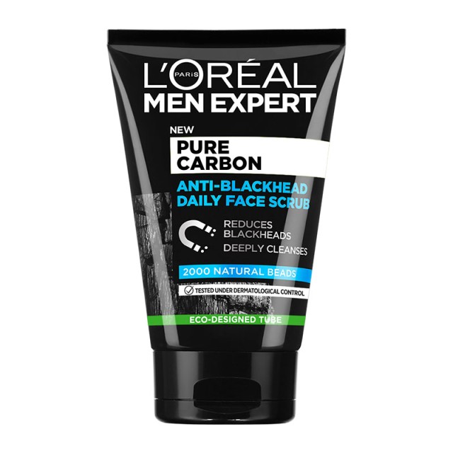 L’Oreal Paris Men Expert Pure Carbon Scrub Απολέπισης Κατά των Φραγμέν …