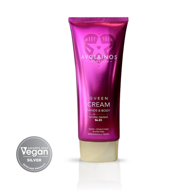 Avgerinos Cosmetics Queen Hands & Body Cream Ενυδατική Κρέμα Χεριών & Σώματος 200ml
