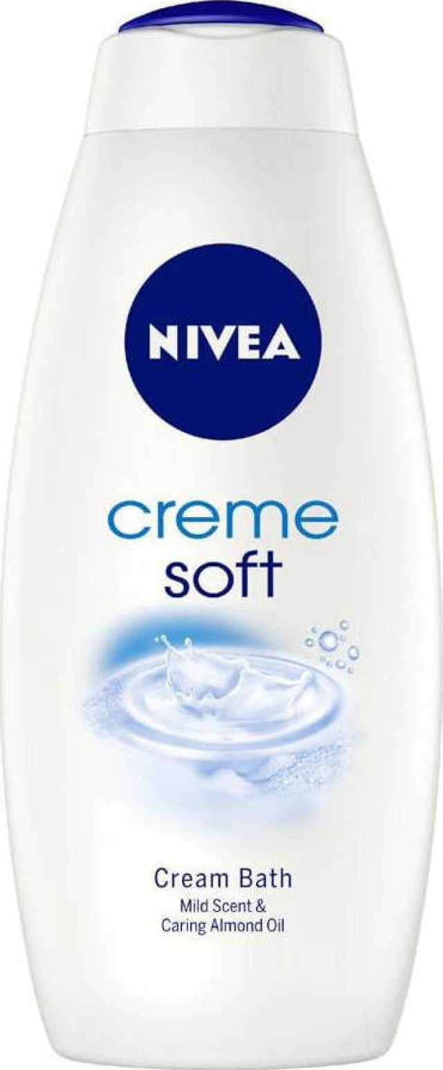 Nivea Creme Soft Mild Scent - Caring Almond Oil Ενυδατικό Αφρόλουτρο 750ml