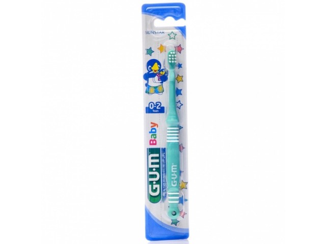 Gum Baby 0-2 χρονών Οδοντόβουρτσα Απαλό μασάζ στα ούλα και στα δόντια. Ιδανίκη για μωρά από 0-2 χρνών. (213)
