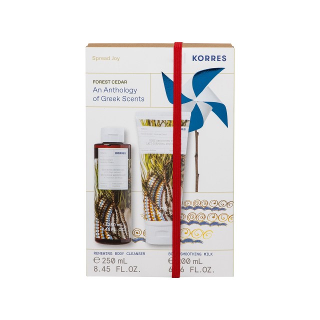 Korres PROMO Forest Cedar Αφρόλουτρο Κέδρο 250ml & Ενυδατικό Γαλάκτωμα …