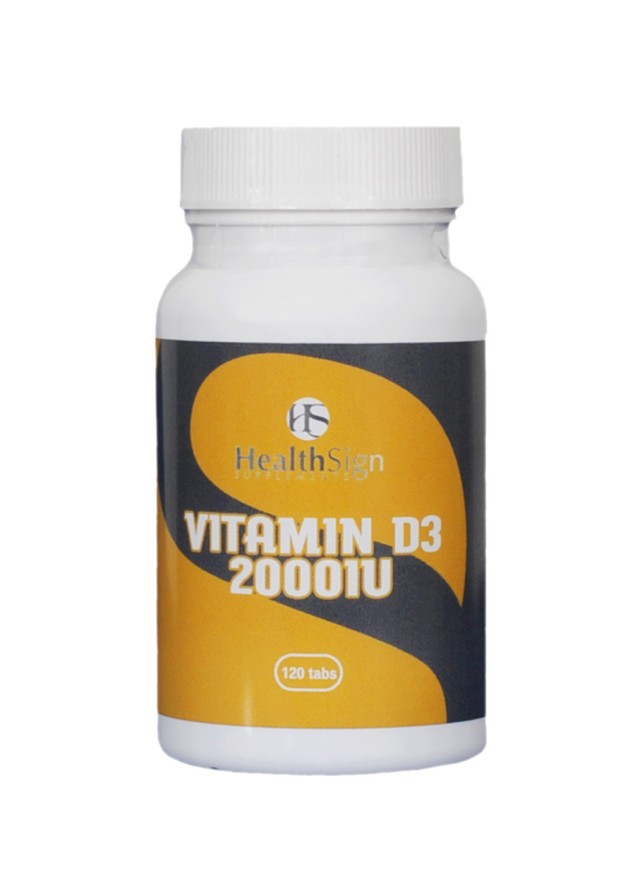 Health Sign D3 2000IU Συμπλήρωμα Διατροφής για την Καλή Υγεία των Οστώ …