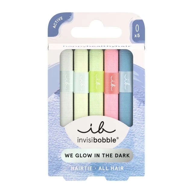 Invisibobble Hairtie Glow in the Dark Λαστιχάκια Μαλλιών, 5 Τεμάχια Invisibobble Hairtie Glow in the Dark Λαστιχάκια Μαλλιών, 5 Τεμάχια
