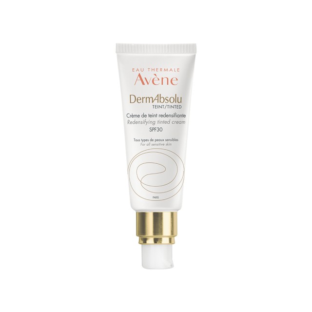 Avene DermAbsolu Replenishing Tinted Cream SPF30 Ενυδατική Κρέμα Προσώπου με Χρώμα με Αντιγηραντικές Ιδιότητες για Ευαίσθητες Επιδερμίδες 40ml