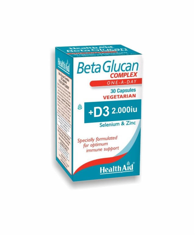 Health Aid Beta Glucan COMPLEX Συμπλήρωμα Διατροφής με Βήτα Γλυκάνες, …