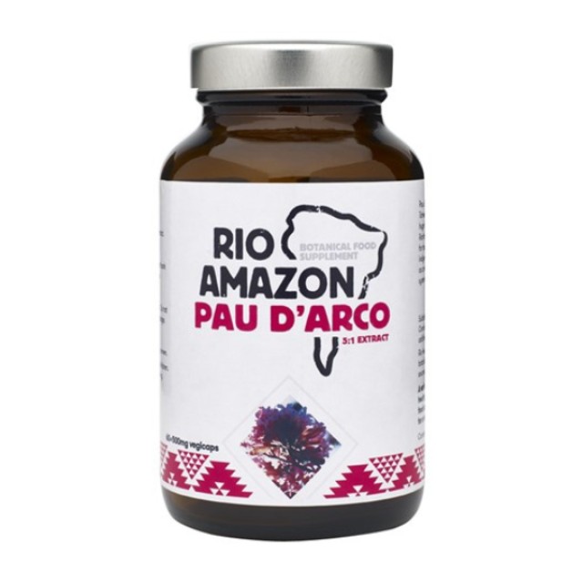 Rio Trading Amazon Pau D Arco 500mg για το Ανοσοποιητικό 60 Φυτικές Κά …