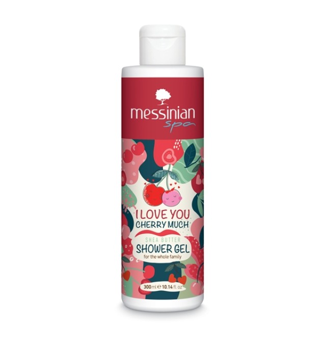Messinian Spa I Love You Cherry Much Shower Gel Αφρόλουτρο με Άρωμα Κε …