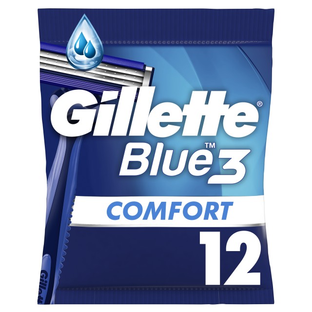 Gillette Blue 3 Plus Comfort Ανδρικά Ξυραφάκια μίας Χρήσης με Τεχνολογ …
