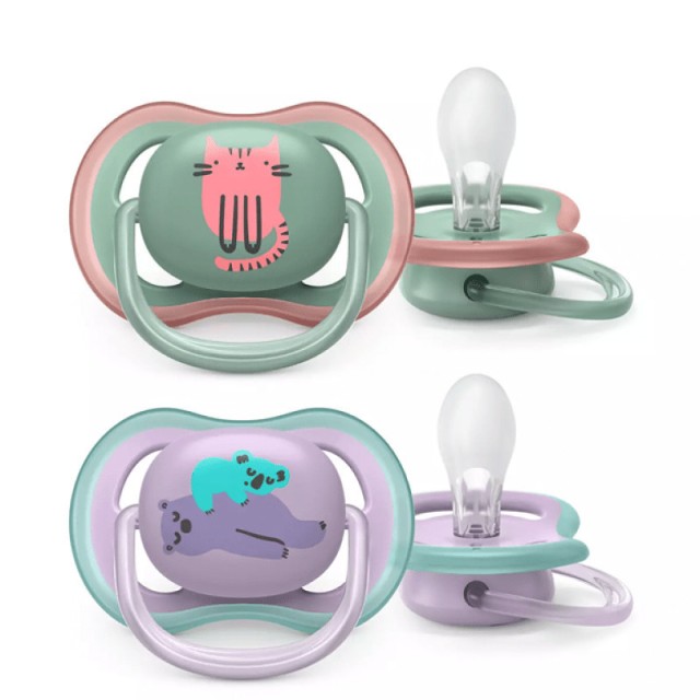 Avent Philips Ultra Air Πιπίλες Σιλικόνης για 6-18m+ Κορίτσι Γάτα - Αρ … Avent Philips Ultra Air Πιπίλες Σιλικόνης για 6-18m+ Κορίτσι Γάτα - Αρ …