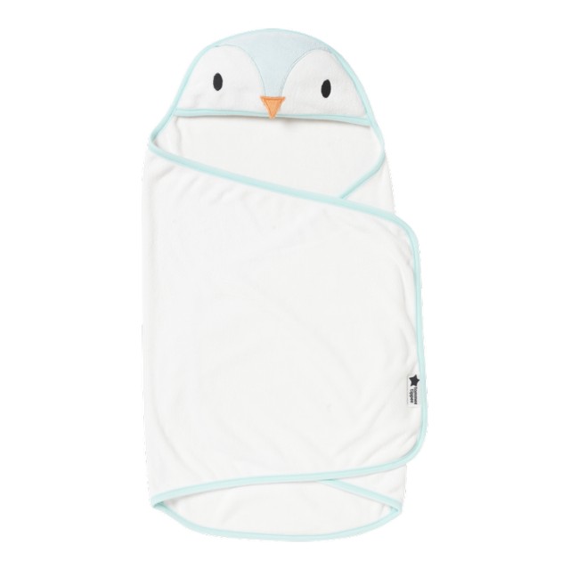 Tommee - Tippee Percy The Penguin Groswaddledry Μπουρνούζι  Κάπα Μπάνιου για Αγόρι 0-6m+