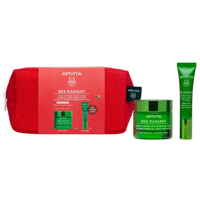Apivita PROMO Bee Radiant Light Κρέμα Gel για Σημάδια Γήρανσης & Ξεκού &hellip;