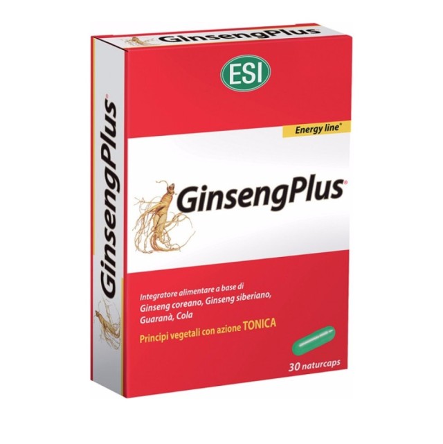 ESI Ginseng Plus Energy Συμπλήρωμα Διατροφής για Ενέργεια και Τόνωση 30 Κάψουλες
