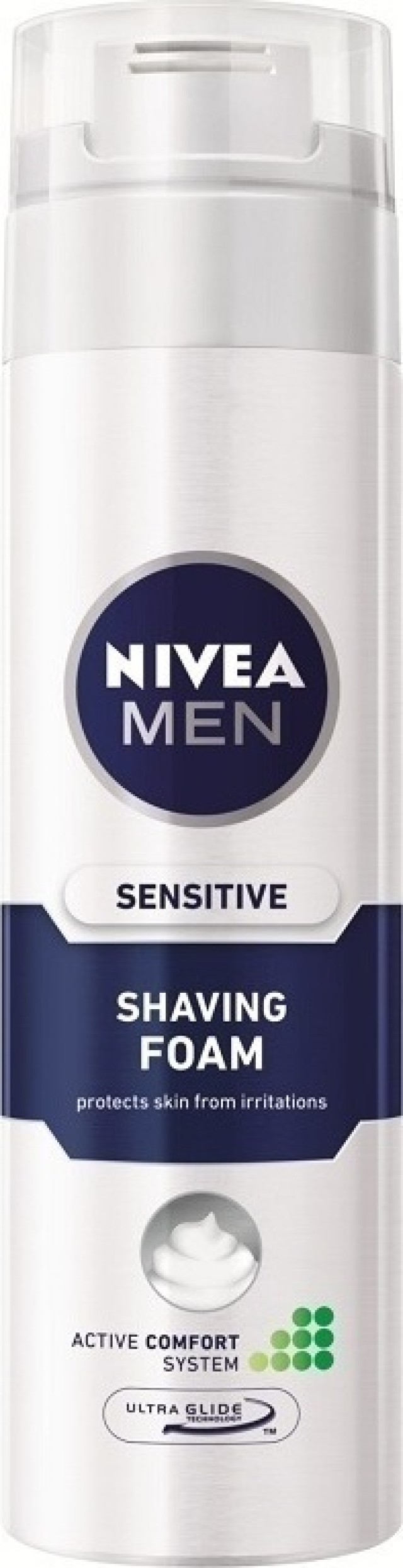 Nivea Men Sensitive Shaving Foam Ανδρικός Αφρός Ξυρίσματος για Ευαίσθητες Επιδερμίδες 250ml