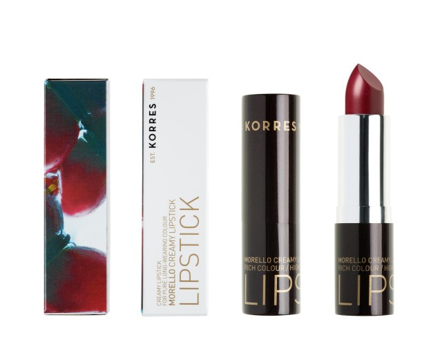 Korres Morello Creamy Lipstick 27 Ruby Crystal Κρεμώδες Κραγιόν 3,5gr