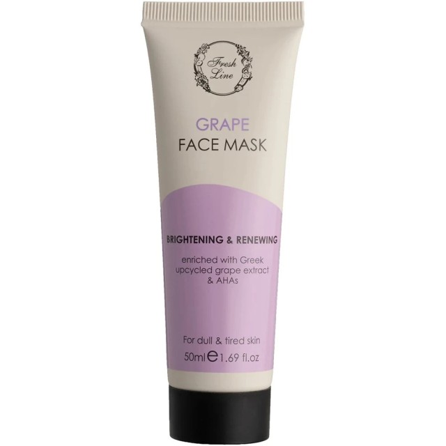 Fresh Line Grape Brightening & Renewing Μάσκα Προσώπου για Φωτεινότητα &hellip;