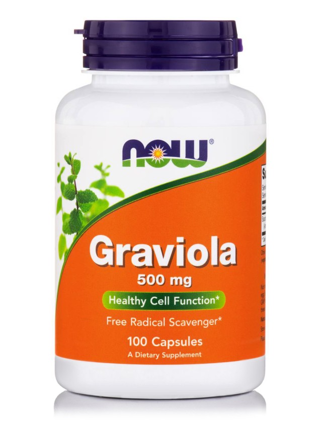 Now Foods Graviola Συμπλήρωμα Διατροφής Κατά των Λοιμώξεων 100 Κάψουλε &hellip;
