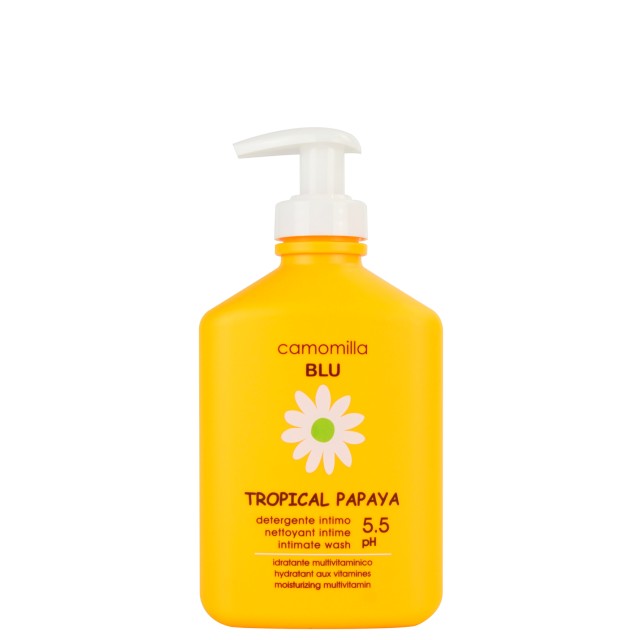 Camomilla Blu Tropical Papaya pH5.5 Υγρό Καθαρισμού Ευαίσθητης Περιοχή …