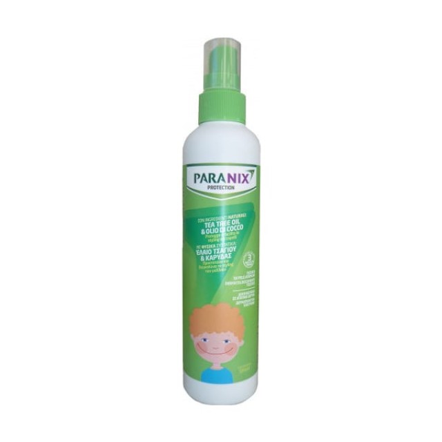Paranix Protection Spray Αντιφθειρικό Μαλακτικό Spray με Έλαιο Τσαγιού και Καρύδας για Αγόρια 250ml