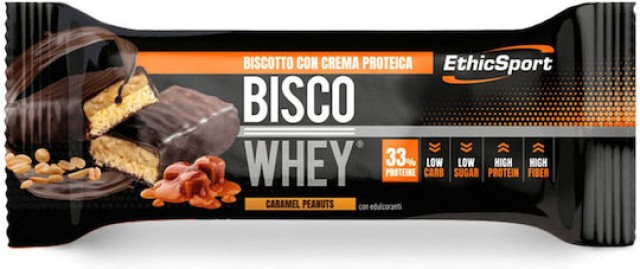 EthicSport Bisco Whey High Protein Bar Caramel & Peanuts με 33% Πρωτεΐ … EthicSport Bisco Whey High Protein Bar Caramel & Peanuts με 33% Πρωτεΐ …
