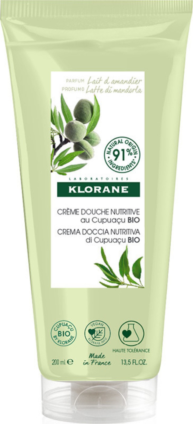 Klorane Cupuacu Nutrition Creme de Douche Lait DAmandier Κρεμώδες Αφρό …