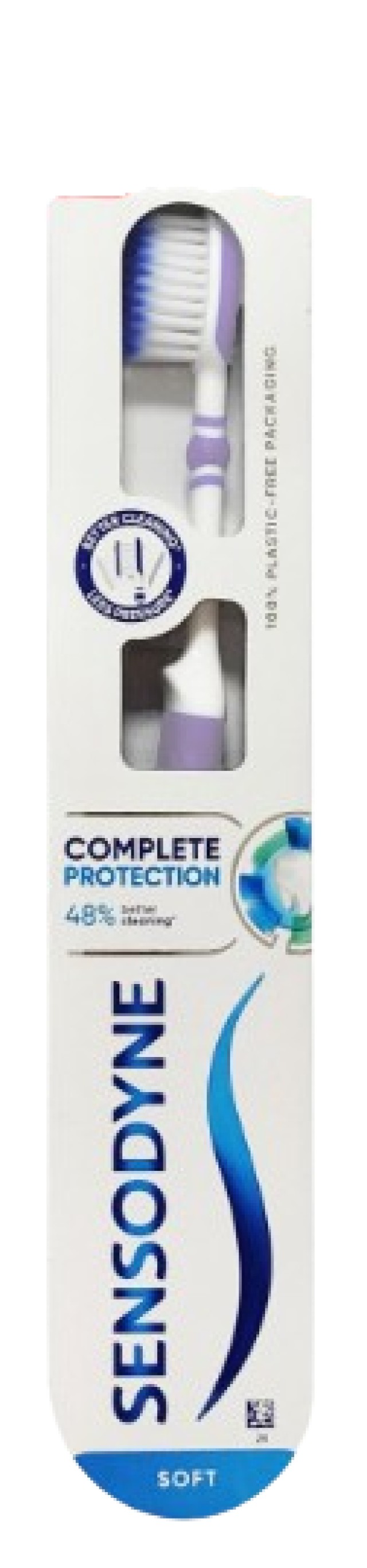Sensodyne Complete Protection Soft Μαλακή Οδοντόβουρτσα Χρώμα:Λιλά 1 Τ &hellip;