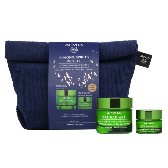 Apivita PROMO Bee Radiant Κρέμα Gel Ελαφριάς Υφής για Σημάδια Γήρανσης …