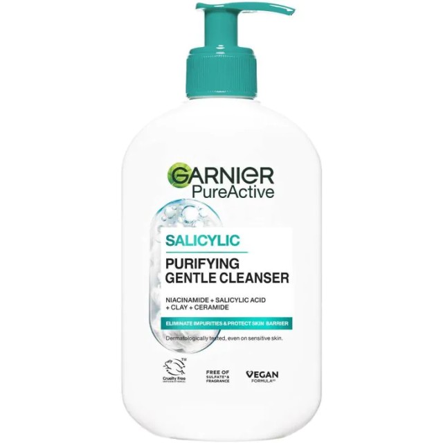 Garnier Pure Active Salicylic Gentle Cleanser Αφρός Καθαρισμού … Garnier Pure Active Salicylic Gentle Cleanser Αφρός Καθαρισμού …