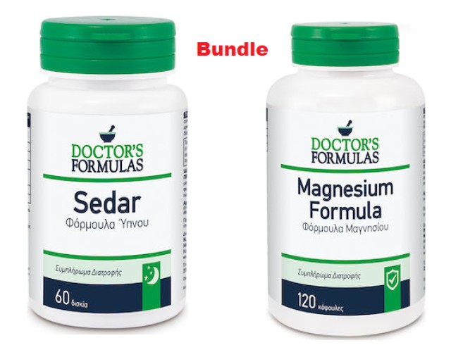 Doctors Formulas Bundle Sedar Φόρμουλα Ύπνου (Στρες - Αϋπνία) 60 δισκί …