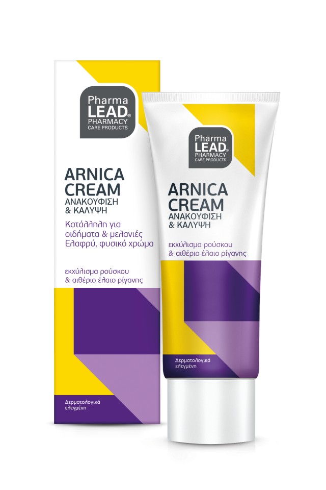 PharmaLead Arnica Cream Face & Body Κρέμα για την Ανακούφιση από Μώλωπες - Οιδήματα για Πρόσωπο Σώμα 50ml