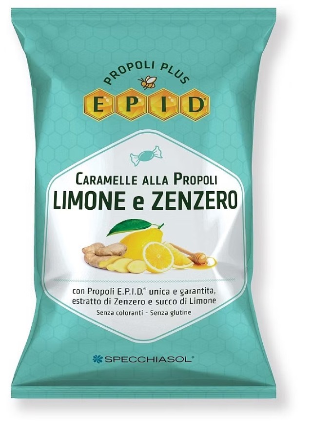 Specchiasol Epid Limone e Zenzero Καραμέλες για τον Ερεθισμένο Λαιμό μ &hellip;