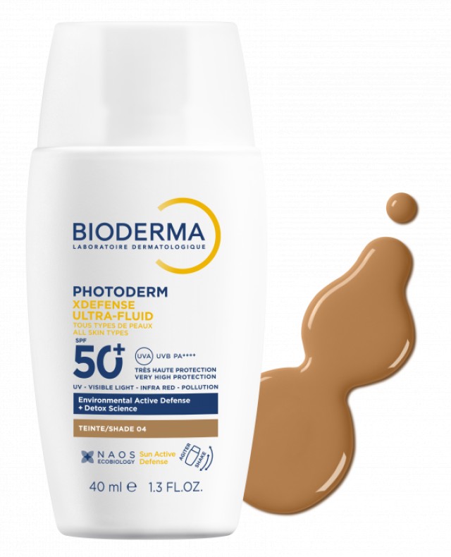 Bioderma Photoderm XDefense Ultra Fluid SPF50+ Tinted Shade 4 Αντηλιακ … Bioderma Photoderm XDefense Ultra Fluid SPF50+ Tinted Shade 4 Αντηλιακ …