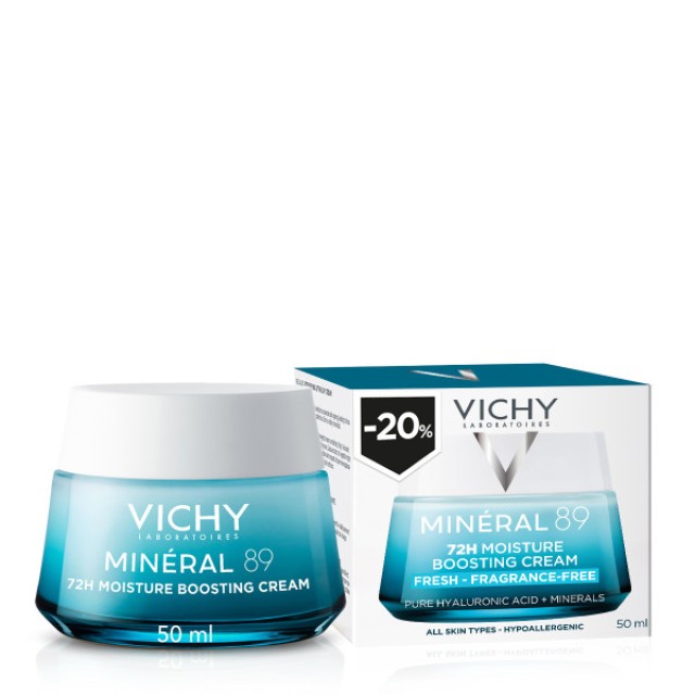Vichy Mineral 89 Booster Κρέμα Ενυδάτωσης 72ωρών για Όλους τους Τύπους …