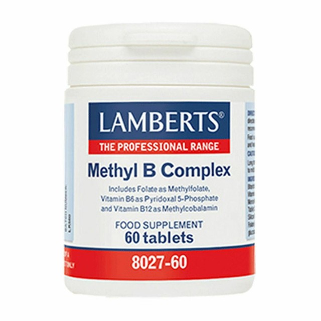 Lamberts Methyl B Complex Συμπλήρωμα Βιταμινών Συμπλέγματος B, 60 Ταμπ …