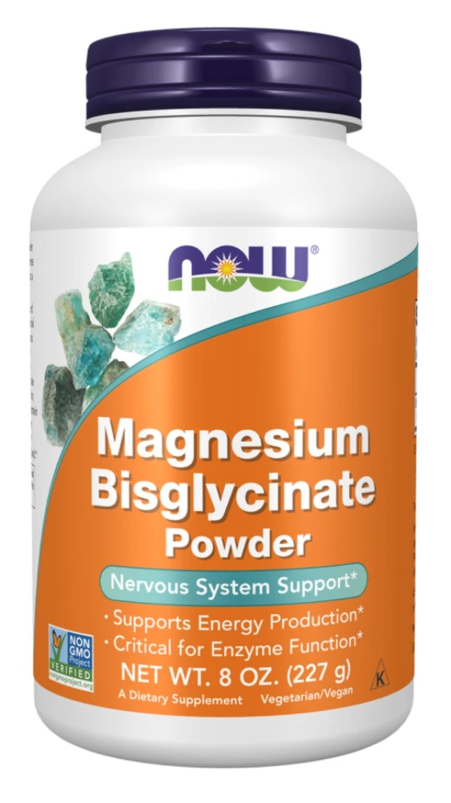 Now Magnesium Bisglycinate Powder Γλυκινικό Μαγνήσιο για τη Καλή Λειτο &hellip;