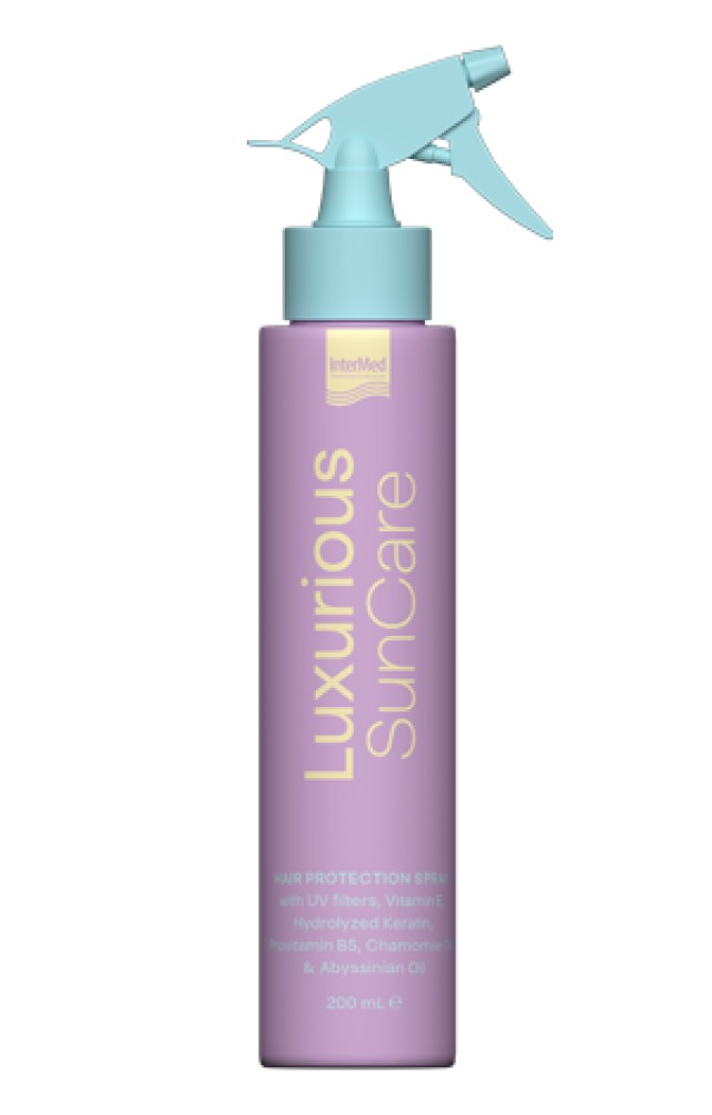 Intermed Luxurious Sun Care Hair Protection Spray Αντηλιακό για τα Μαλ …
