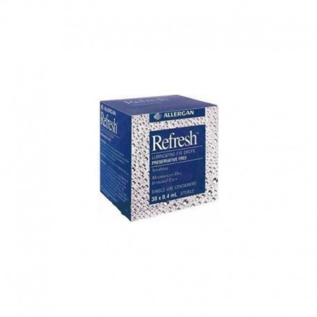 Allergan Refresh UD Οφθαλμικές Σταγόνες Κατά της Ξηροφθαλμίας 30 Αμπού …
