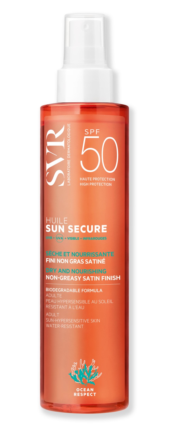 SVR Sun Secure Huile SPF50+ Αντηλιακό Έλαιο Σώματος με Καλοκαιρινό Άρω …