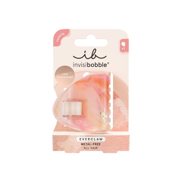 Invisibobble Everclaw Pink Blossom M Κλάμερ Μεσαίου Μεγέθους 1 Τεμάχιο Invisibobble Everclaw Pink Blossom M Κλάμερ Μεσαίου Μεγέθους 1 Τεμάχιο