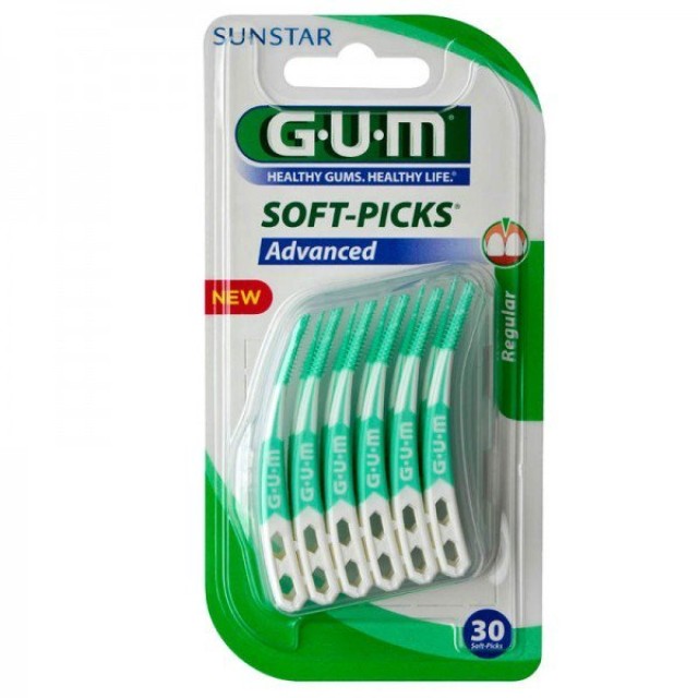 Gum 650 Soft Picks Advanced Regular Μεσοδόντια Βουρτσάκια Μέγεθος Regu …