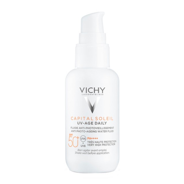 Vichy Capital Soleil UV-AGE SPF50+ Αντηλιακό Προσώπου Κατά της Φωτογήρ &hellip;
