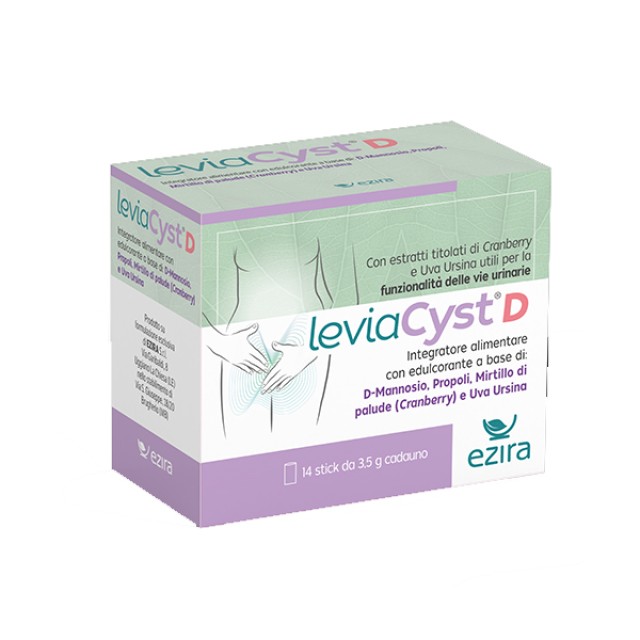 Ezira Levia Cyst D Συμπλήρωμα Διατροφής για τη Λοίμωξη του Ουροποιητικού Συστήματος 14 Stics