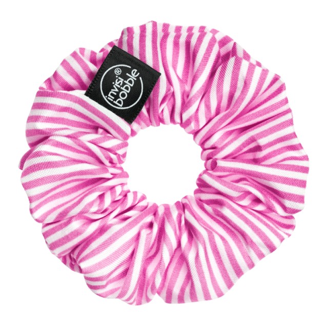 Invisibobble Sprunchie Stripes Up Λαστιχάκι Μαλλιών Ριγέ Ροζ 1 Τεμάχιο