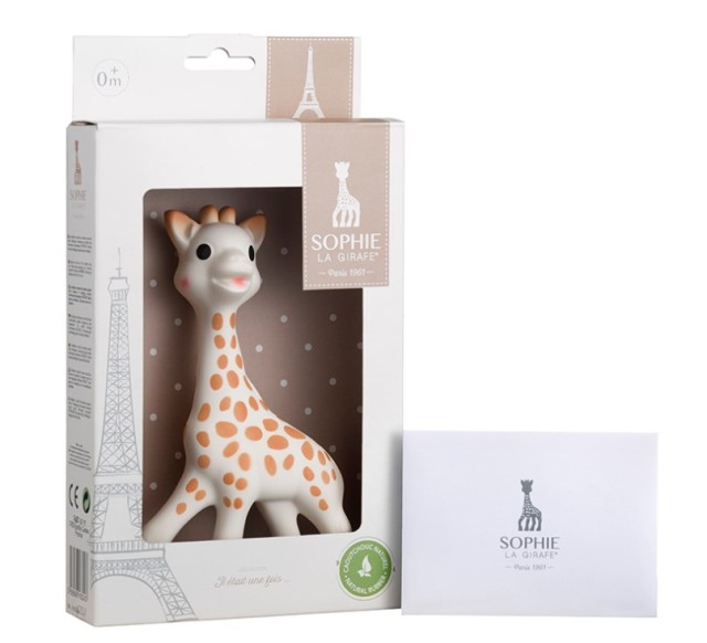 Sophie La Girafe Infant Teether Η Καμηλοπάρδαλη που Διεγείρει Όλες τις Αισθήσεις του Μωρού 0Μ+(616400)