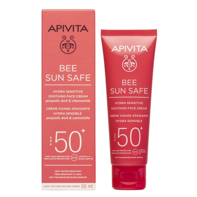 Apivita Bee Sun Safe Hydra Sensitive Face Cream SPF50+ Καταπραϋντική Α … Apivita Bee Sun Safe Hydra Sensitive Face Cream SPF50+ Καταπραϋντική Α …