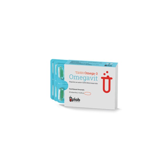 Uplab Omegavit Epa & Dha Συμπλήρωμα Διατροφής με Ωμέγα-3 Λιπαρά Οξέα &hellip;