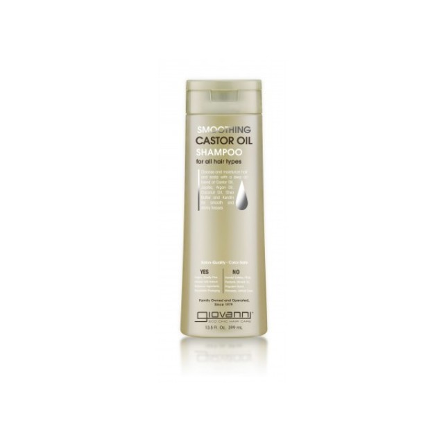 Giovanni Castor Oil Shampoo Σαμπουάν για Όλους τους Τύπους Μαλλιών 399ml
