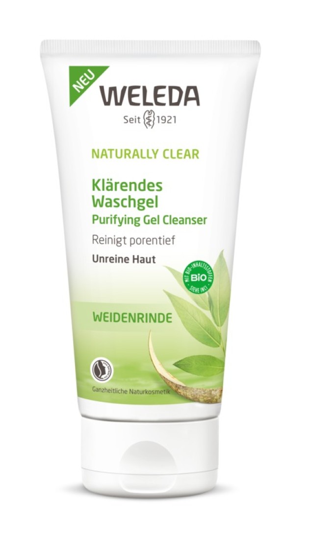 Weleda Naturally Clear Purifying Gel Cleanser Τζελ Για Βαθύ Καθαρισμό - 100ml